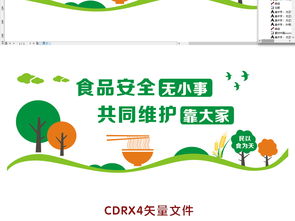 食品安全与文化墙 从学校到企业的健康守护者